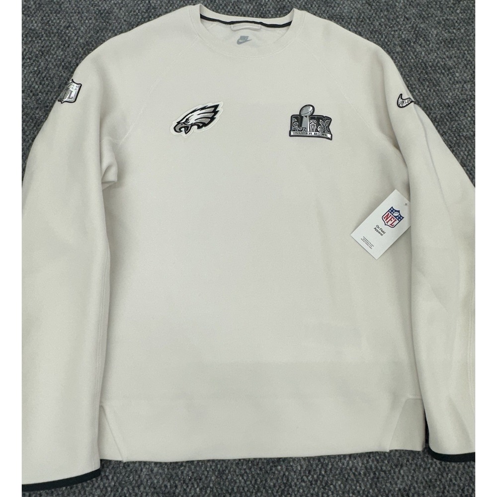 Philadelphia Eagles Medium Super Bowl LIX Opening Night Nike Tech Sweatshirt